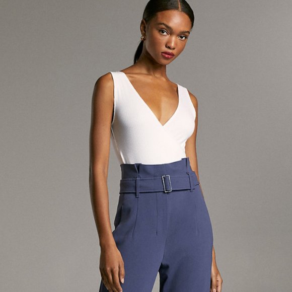 Aritzia Babaton LIDO White Bodysuit - Picture 2 of 2